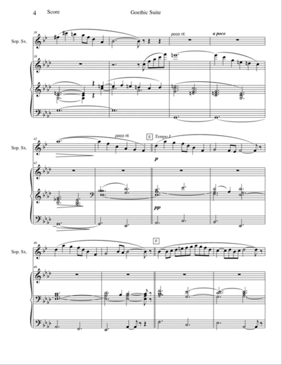 The Prayer (Mvt III) from Gothic Suite Woodwind Duet scores gallery preview page 4