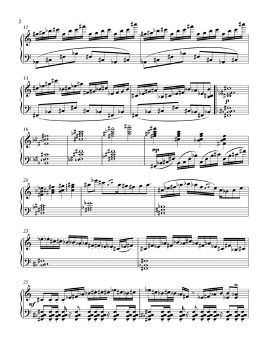 Autumn Leaves Piano Solo scores gallery preview page 2