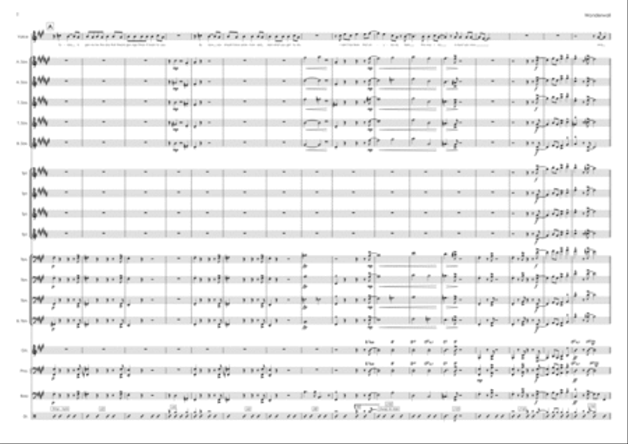Wonderwall Wonderwall Jazz Ensemble scores gallery preview page 2