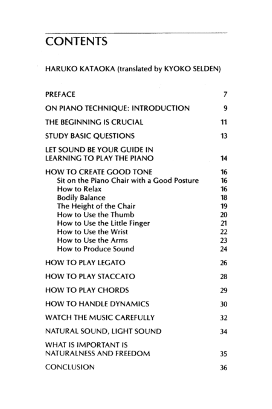 My Thoughts on Piano Technique Piano Method scores gallery preview page 9