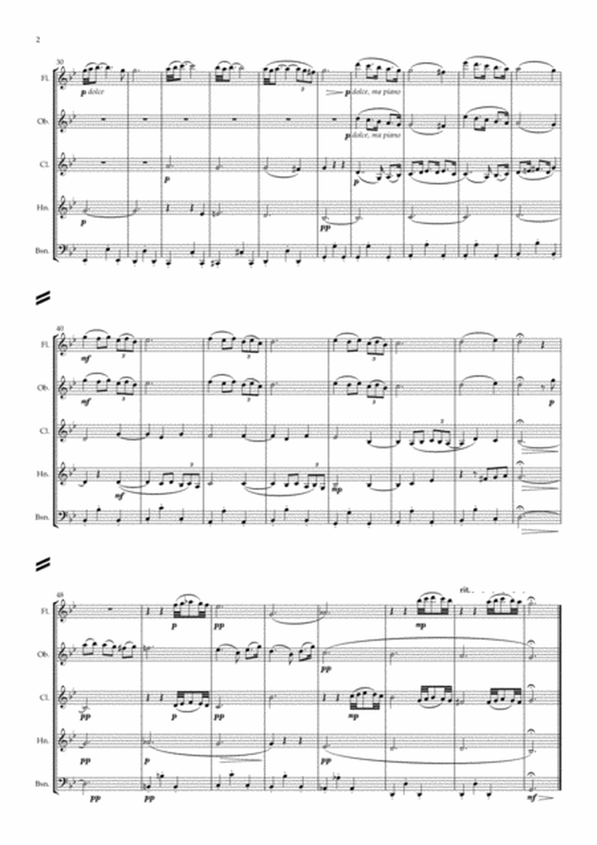 Albinoni: Adagio in G minor (Theme) - wind quintet image number null