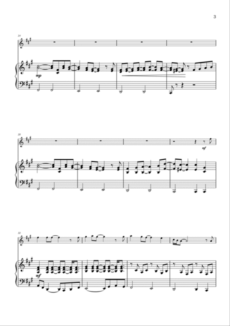 Mary, Did You Know? Mary, Did You Know? Violin Solo scores gallery preview page 4