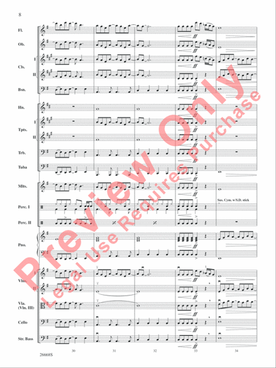 Grease Full Orchestra scores gallery preview page 9