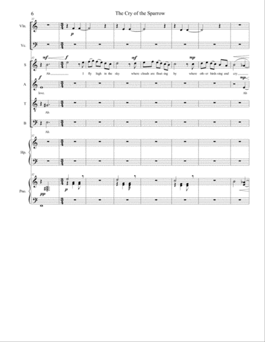 The Cry of The Wolves The Cry of The Wolves Small Ensemble scores gallery preview page 6
