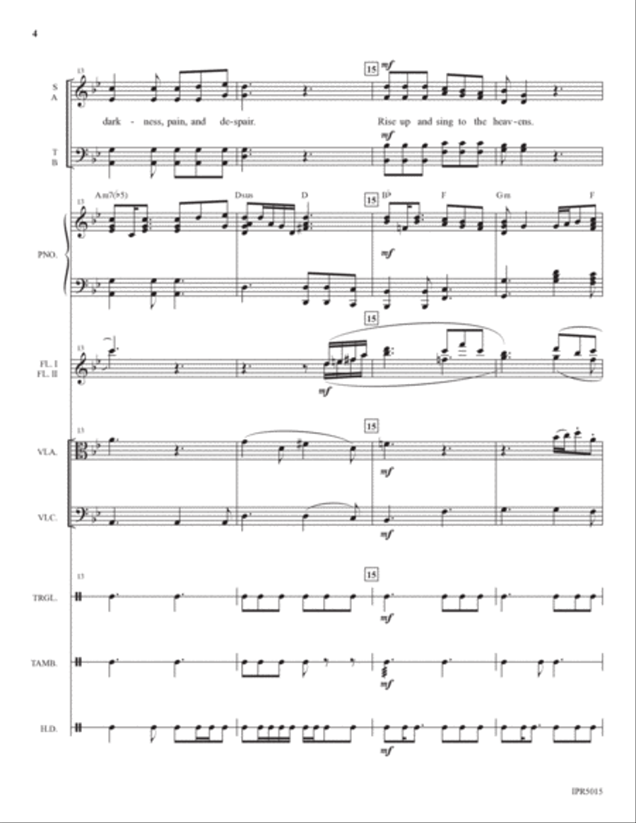 An Advent Awakening - Full Score Choir scores gallery preview page 4