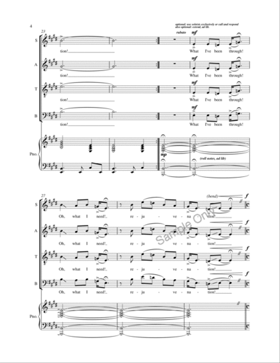 Rejuvenation 4-Part scores gallery preview page 4