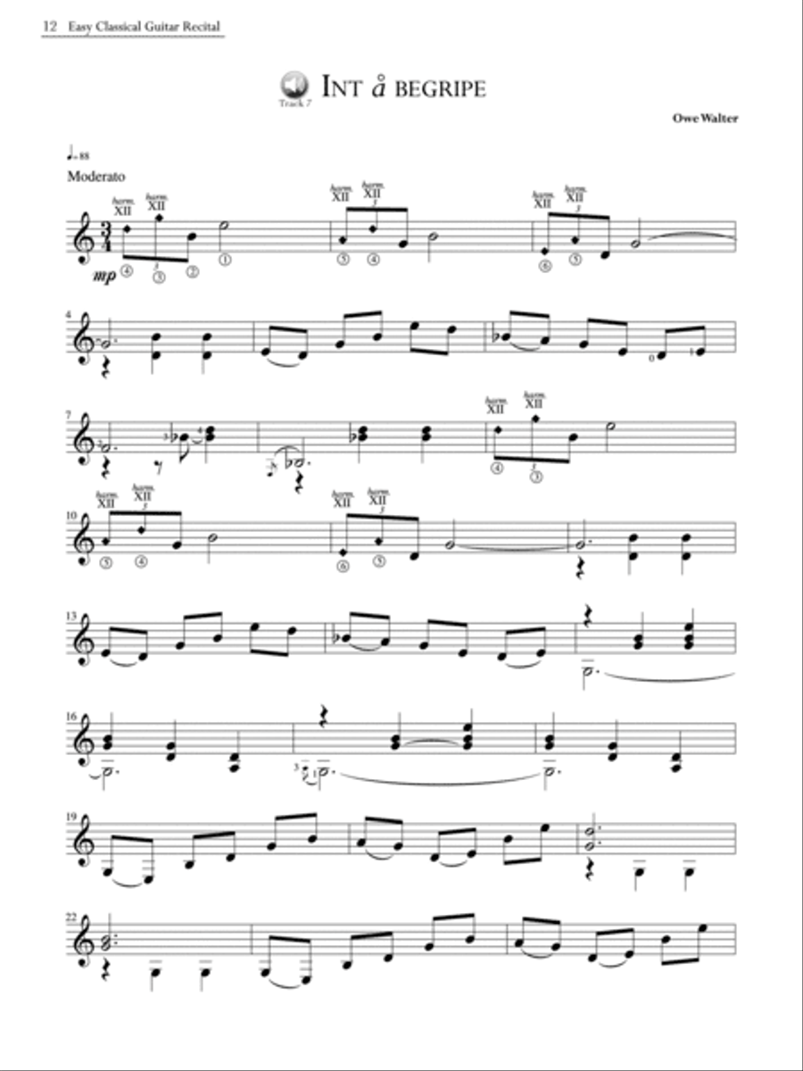 Easy Classical Guitar Recital Acoustic Guitar scores gallery preview page 4