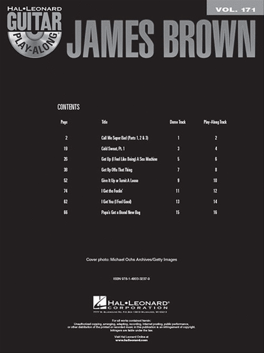 James Brown Electric Guitar scores gallery preview page 2