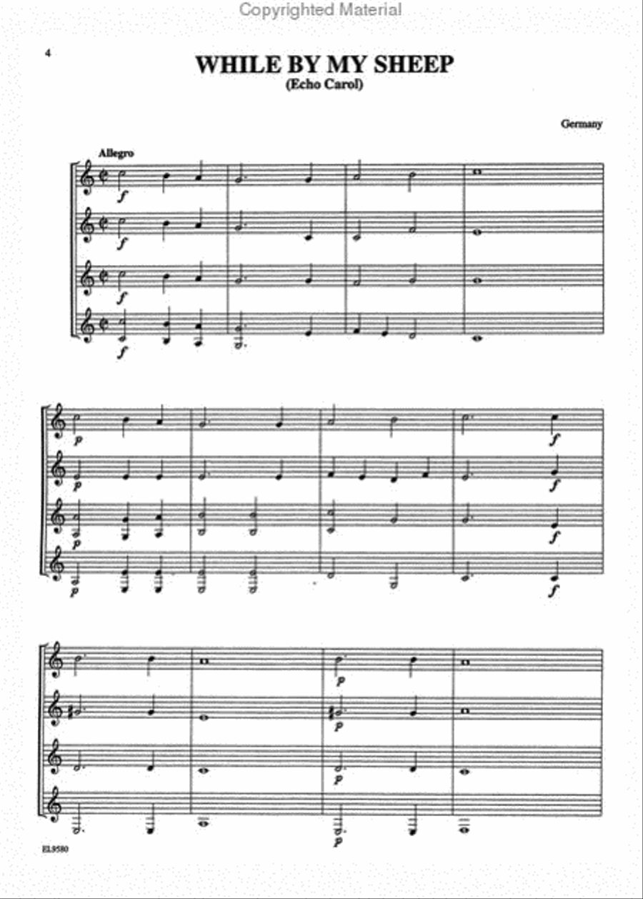 Christmas Quartets for All (Holiday Songs from Around the World) Small Ensemble scores gallery preview page 2