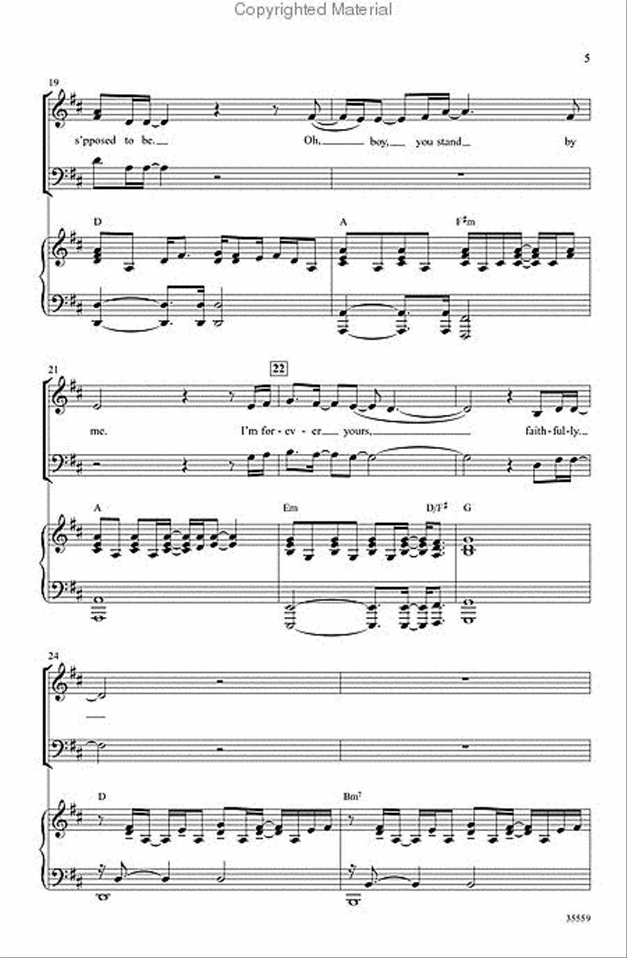 Any Way You Want It: Journey's Greatest Hits 3-Part scores gallery preview page 5