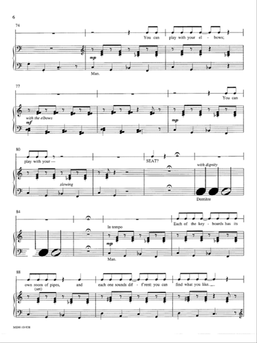 Rex: The King of Instruments Organ scores gallery preview page 6