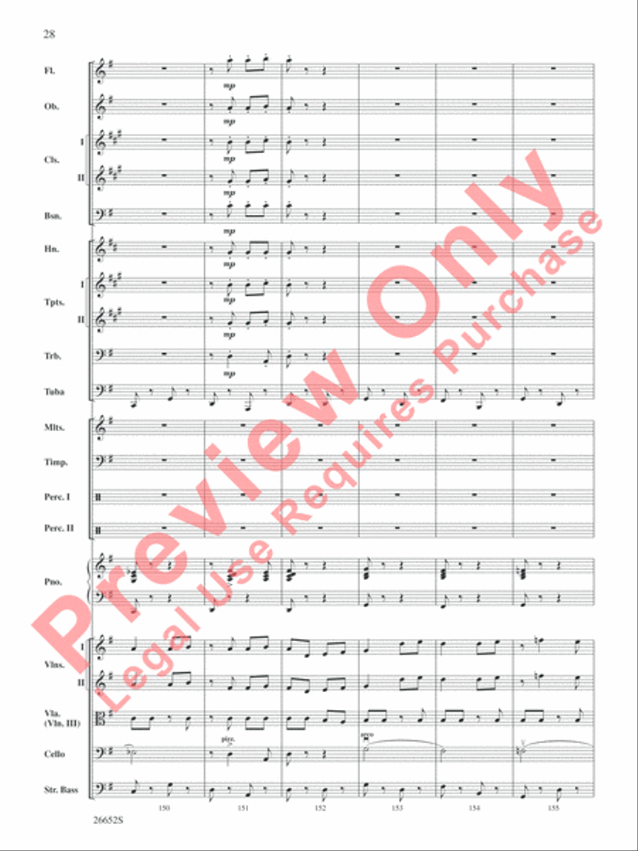 Leroy Anderson Favorites Leroy Anderson Favorites Full Orchestra scores gallery preview page 29