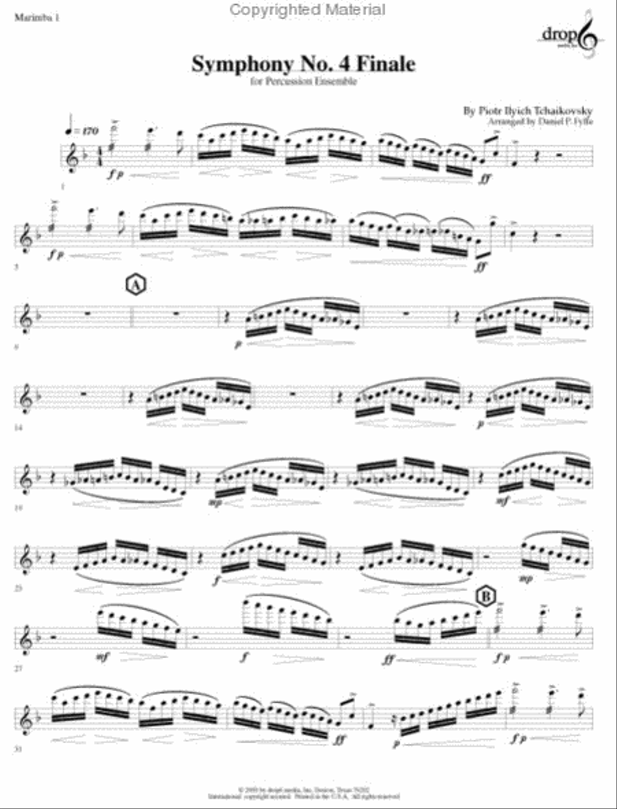 Finale from Symphony No.4 image number null