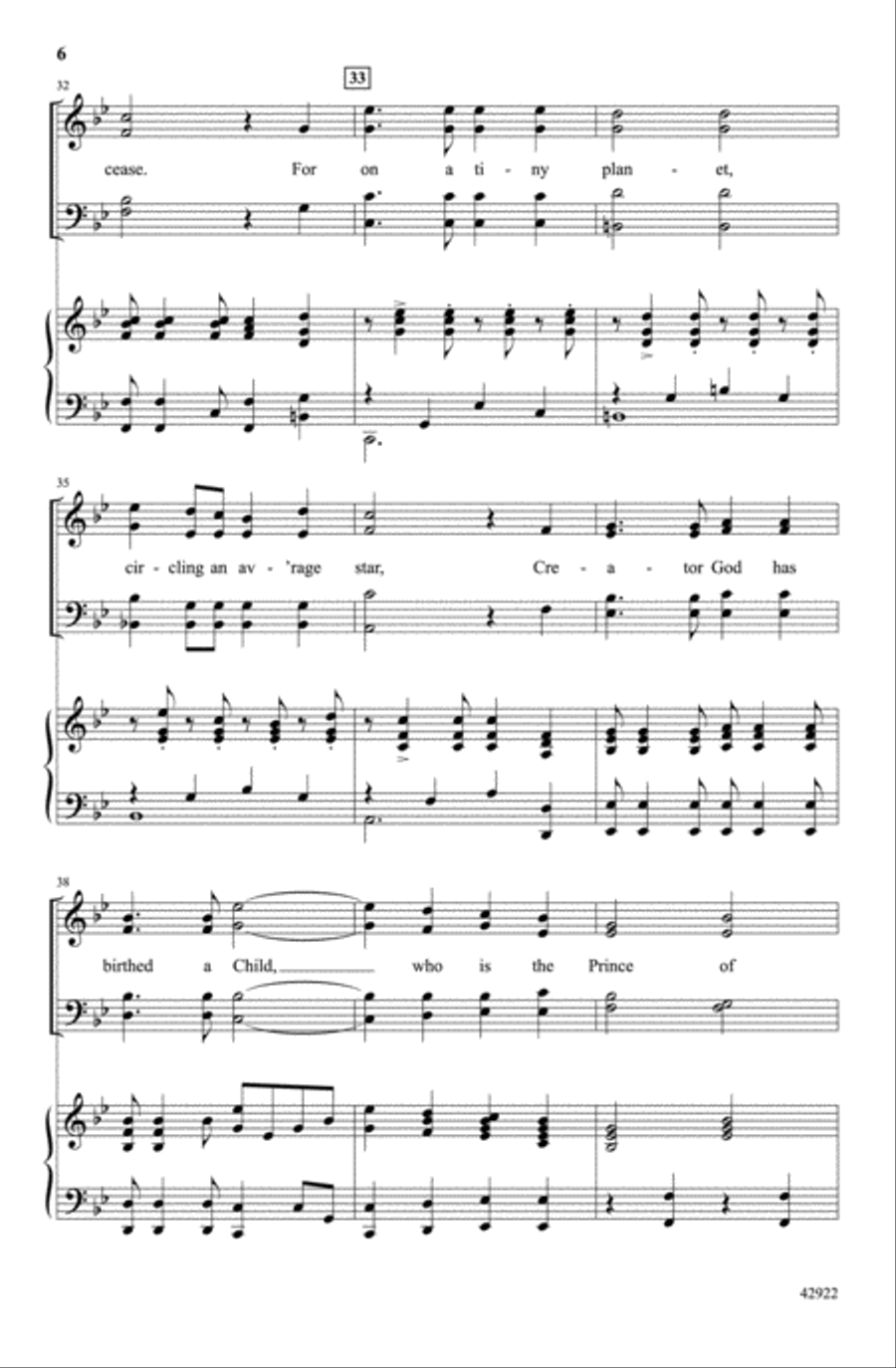 And the Stars Will Dance And the Stars Will Dance 4-Part scores gallery preview page 5