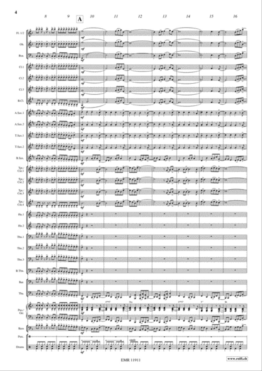You're The First, The Last, My Everything Concert Band scores gallery preview page 4