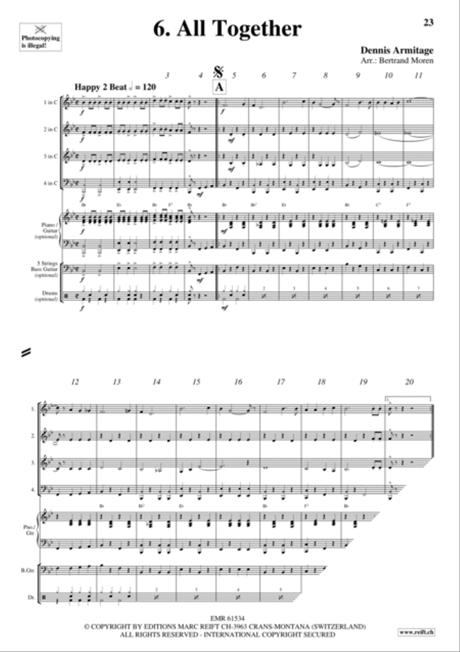 Beer Party Brass Quartet scores gallery preview page 8