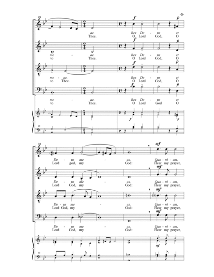 Intellige Clamorem Meum 4-Part scores gallery preview page 6