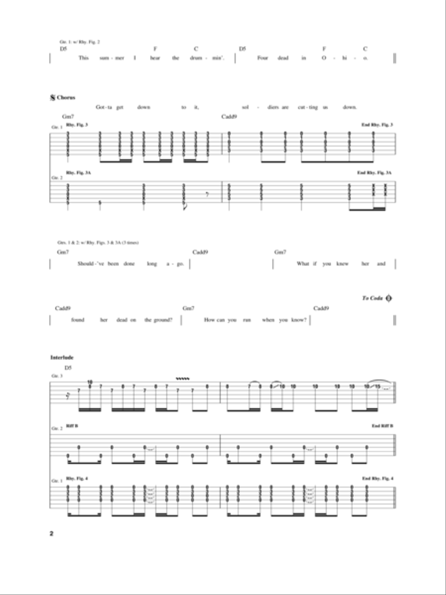 Ohio Guitar scores gallery preview page 2