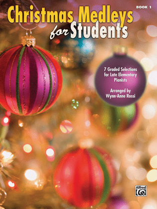 Book cover for Christmas Medleys for Students, Book 1