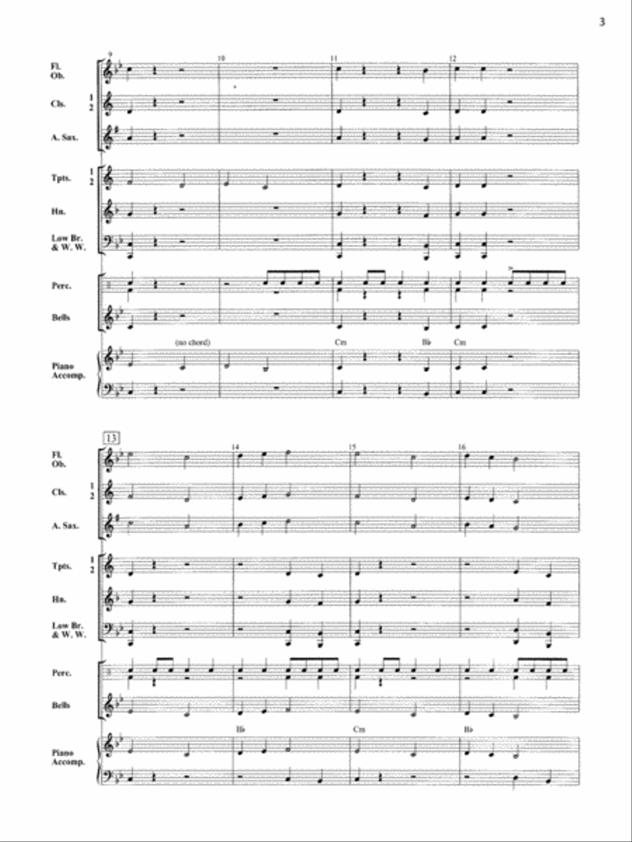 Accent on Performance Concert Favorites Collection Concert Band scores gallery preview page 4