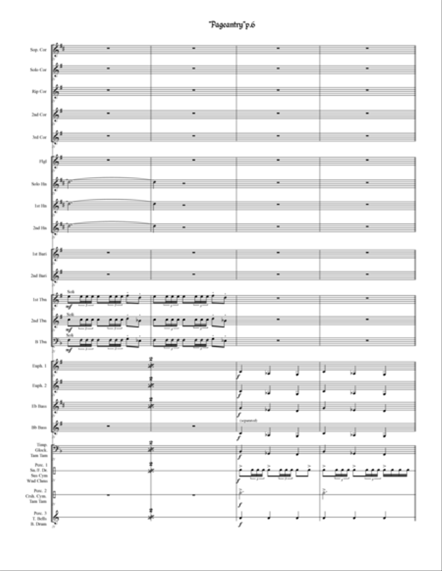 Pageantry Brass Ensemble scores gallery preview page 6