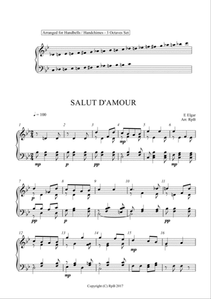 Salut d'Amore Handbell Choir scores gallery preview page 2