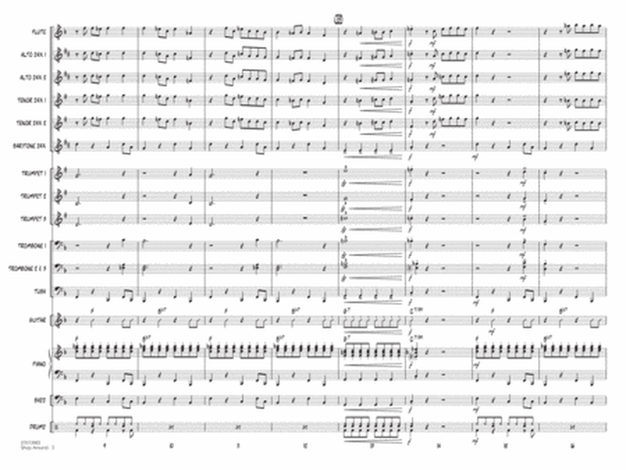 Shop Around (arr. Rick Stitzel) - Conductor Score (Full Score)