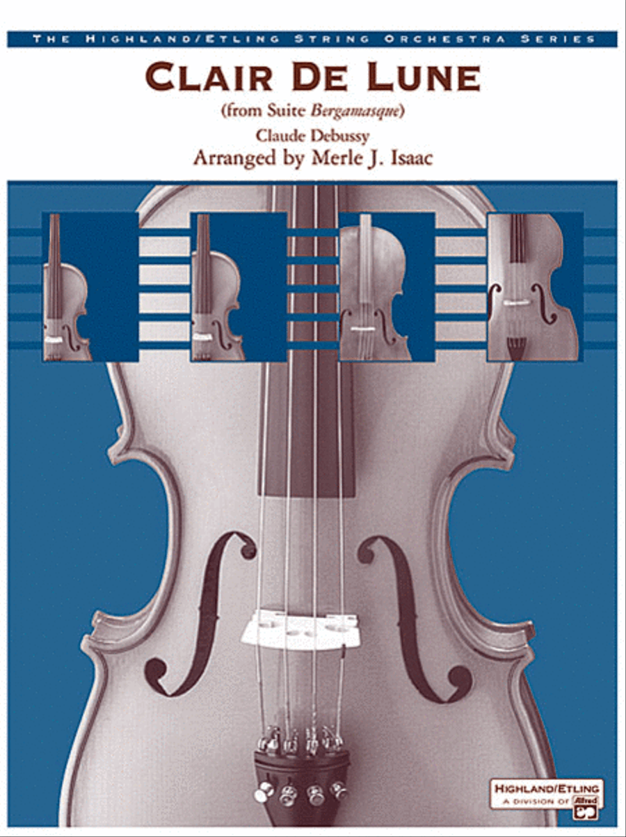 Clair de lune String Orchestra scores gallery preview page 1