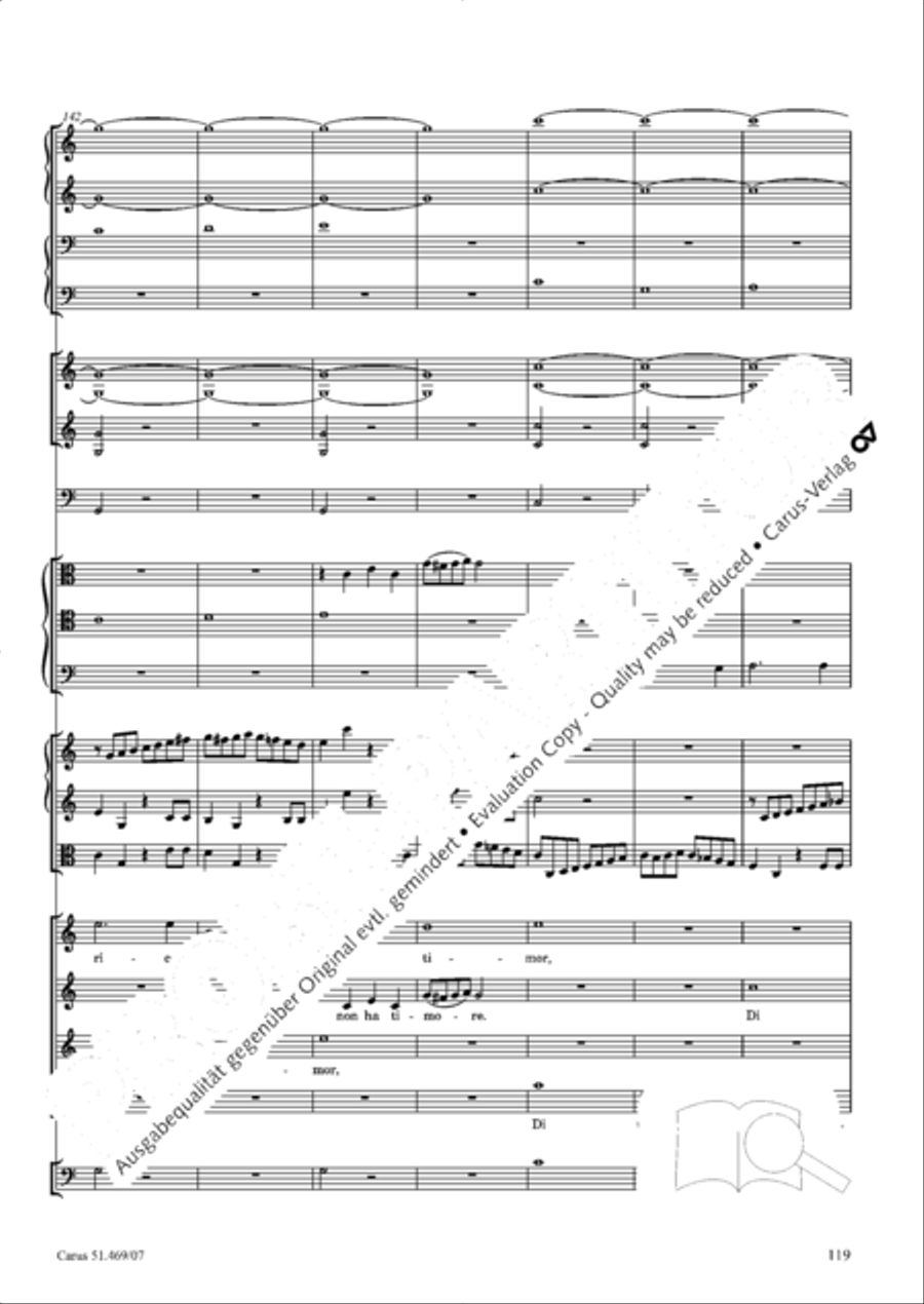 Davide penitente 4-Part scores gallery preview page 132
