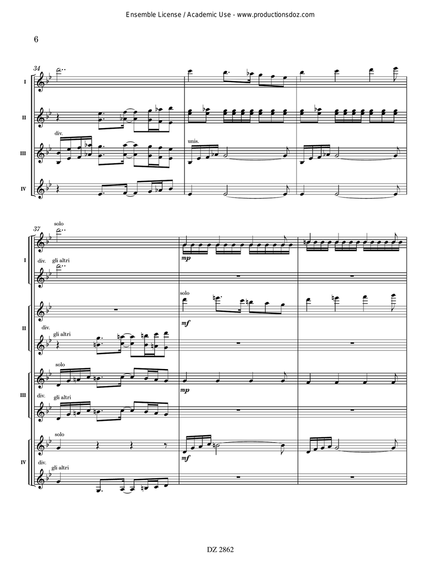Y Felinheli Guitar Ensemble - Digital Sheet Music page 6