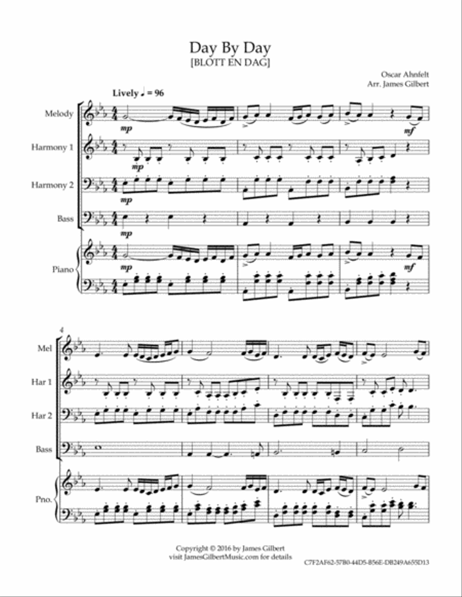 Day By Day Small Ensemble scores gallery preview page 3
