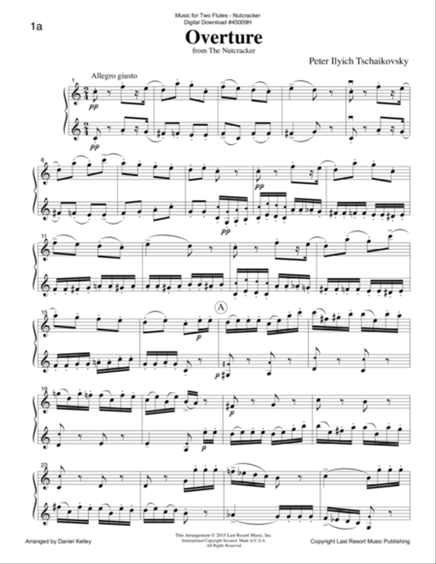 The Nutcracker for Flute Duet - Music for Two Flutes Flute Duet scores gallery preview page 2