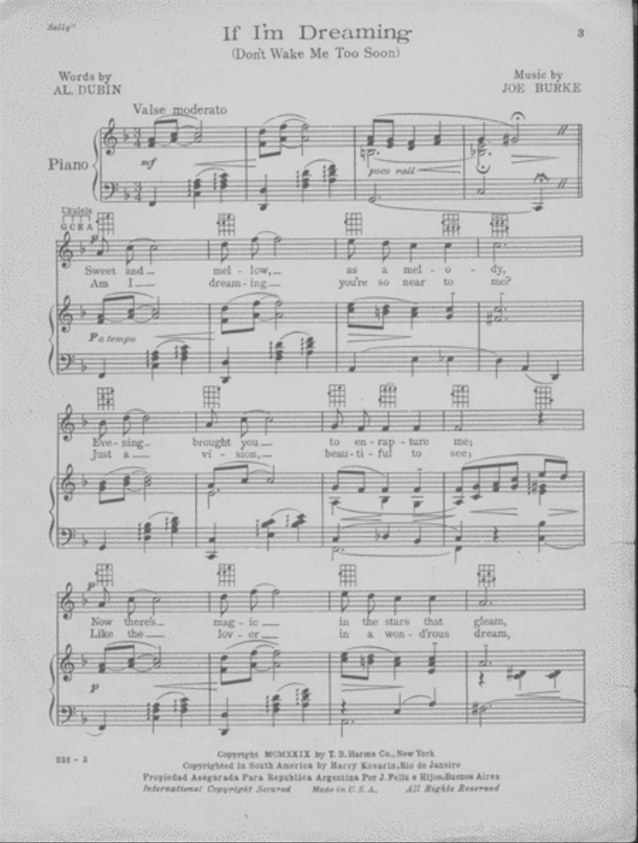 If I'm Dreaming Voice scores gallery preview page 2