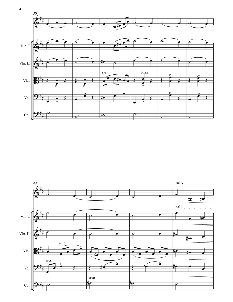 Once Upon A December Chamber Orchestra scores gallery preview page 4