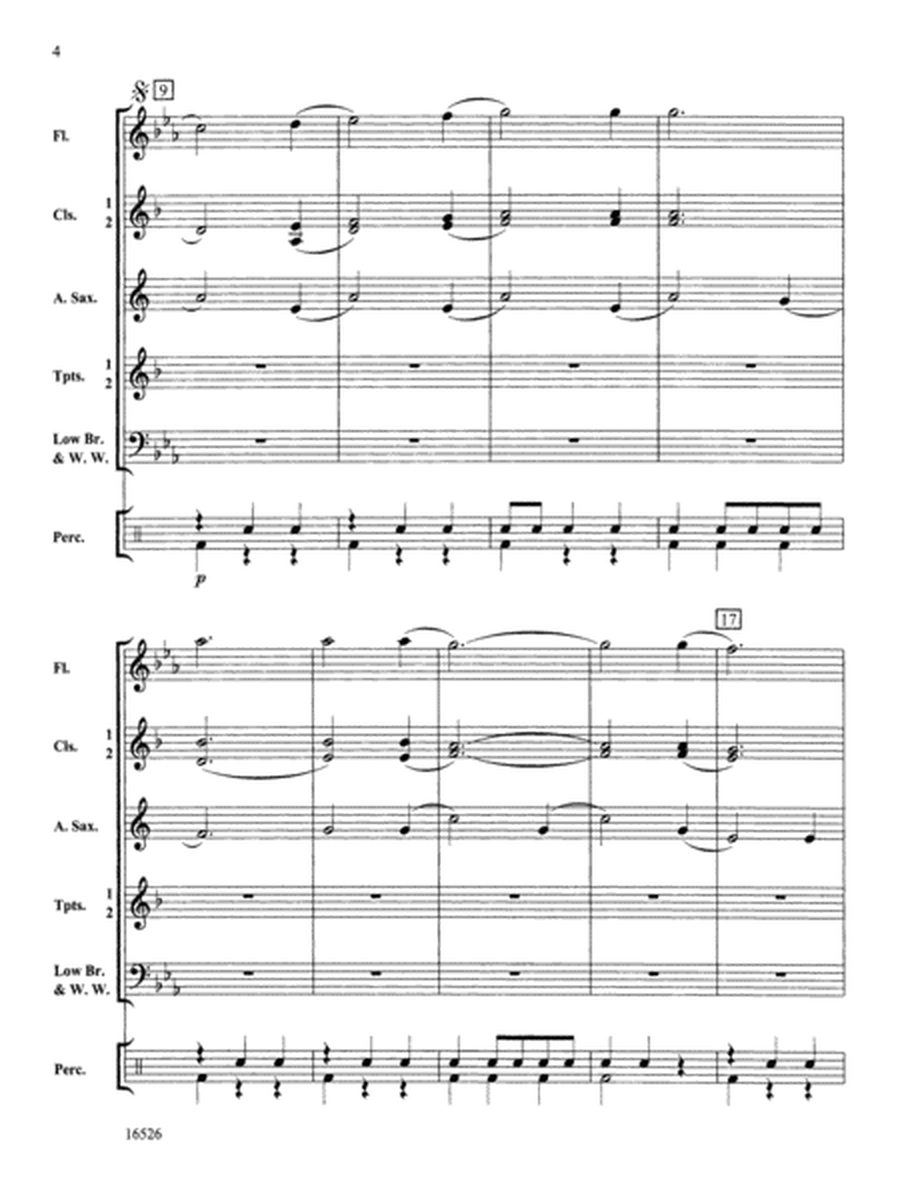 Theme from "The Moldau": Score