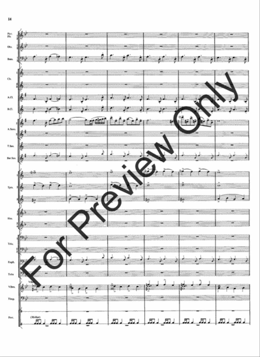 Meramec Rhapsody (Score) Meramec Rhapsody (Score) Concert Band scores gallery preview page 16