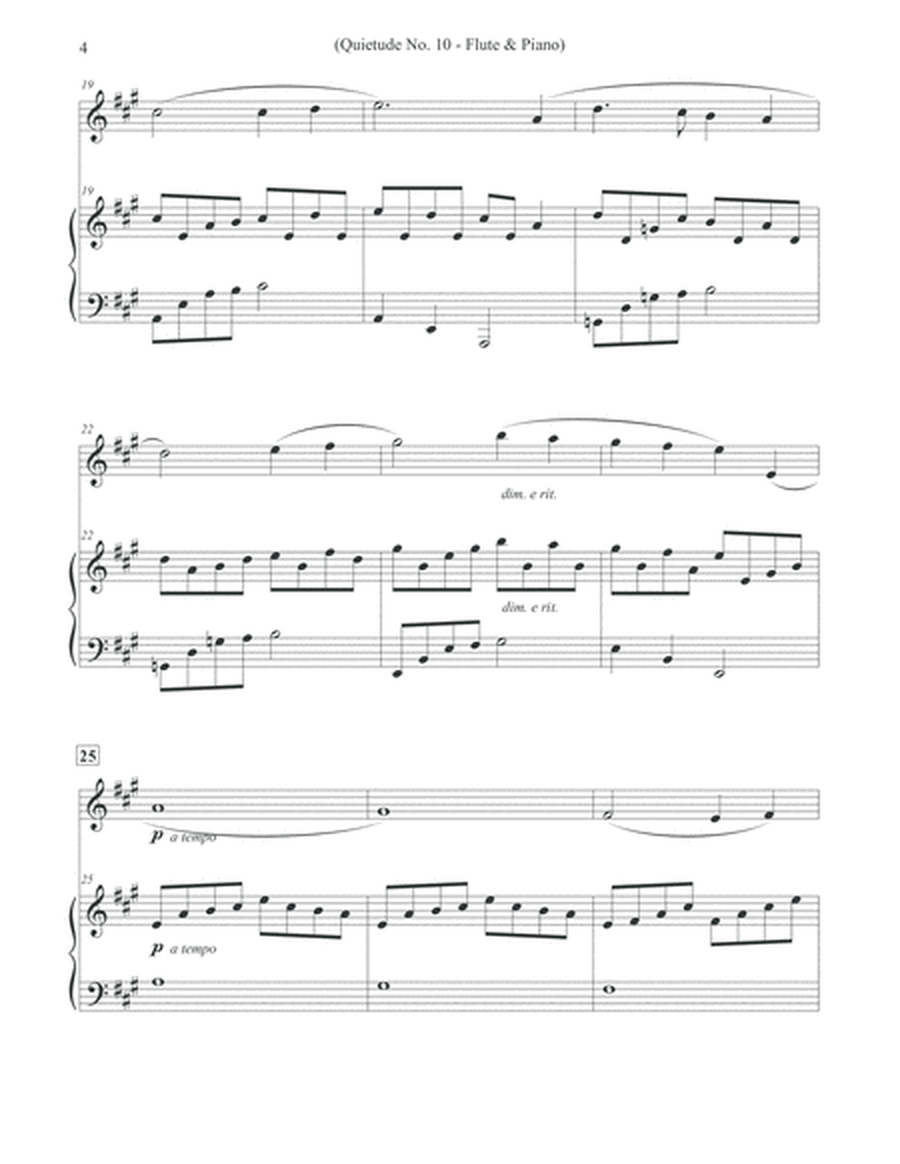 Quietude No. 10 - Flute & Piano image number null