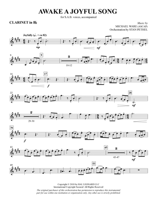 Awake a Joyful Song - Bb Clarinet