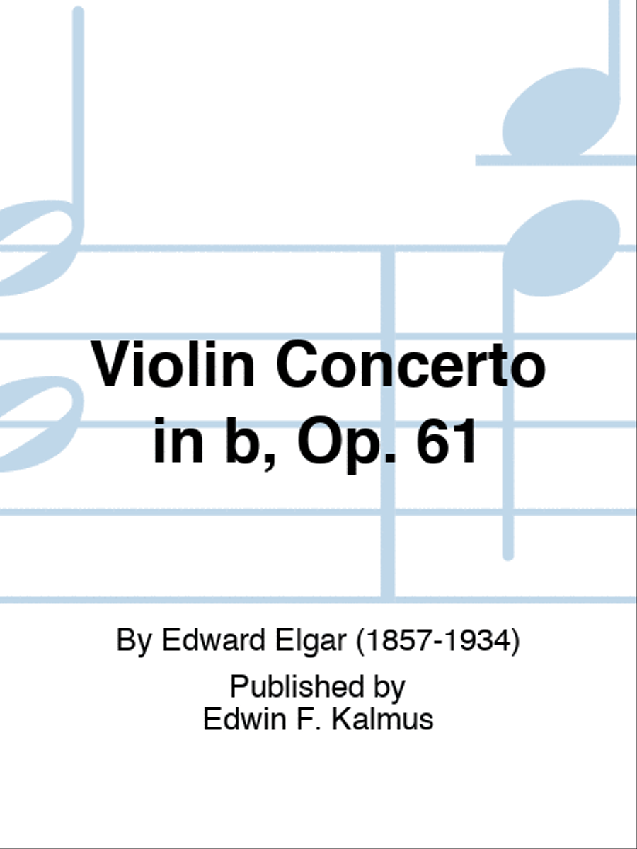 Violin Concerto in b, Op. 61