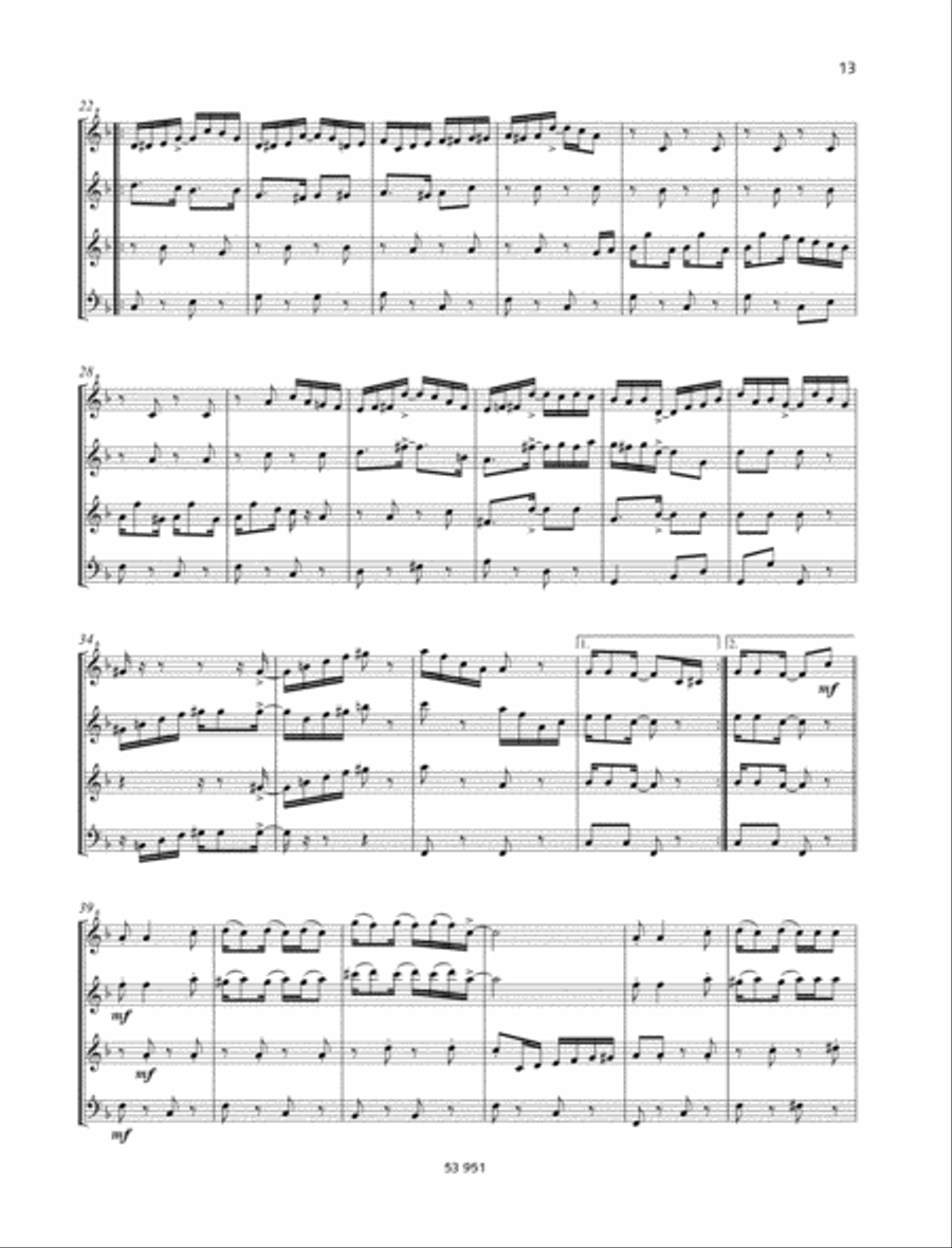 The Easy Winner The Easy Winner 4-Part scores gallery preview page 2