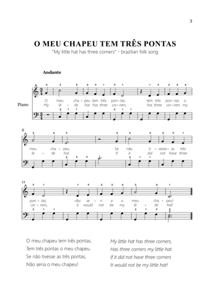 Brazilian Children song - Vol. 2 (C major) image number null