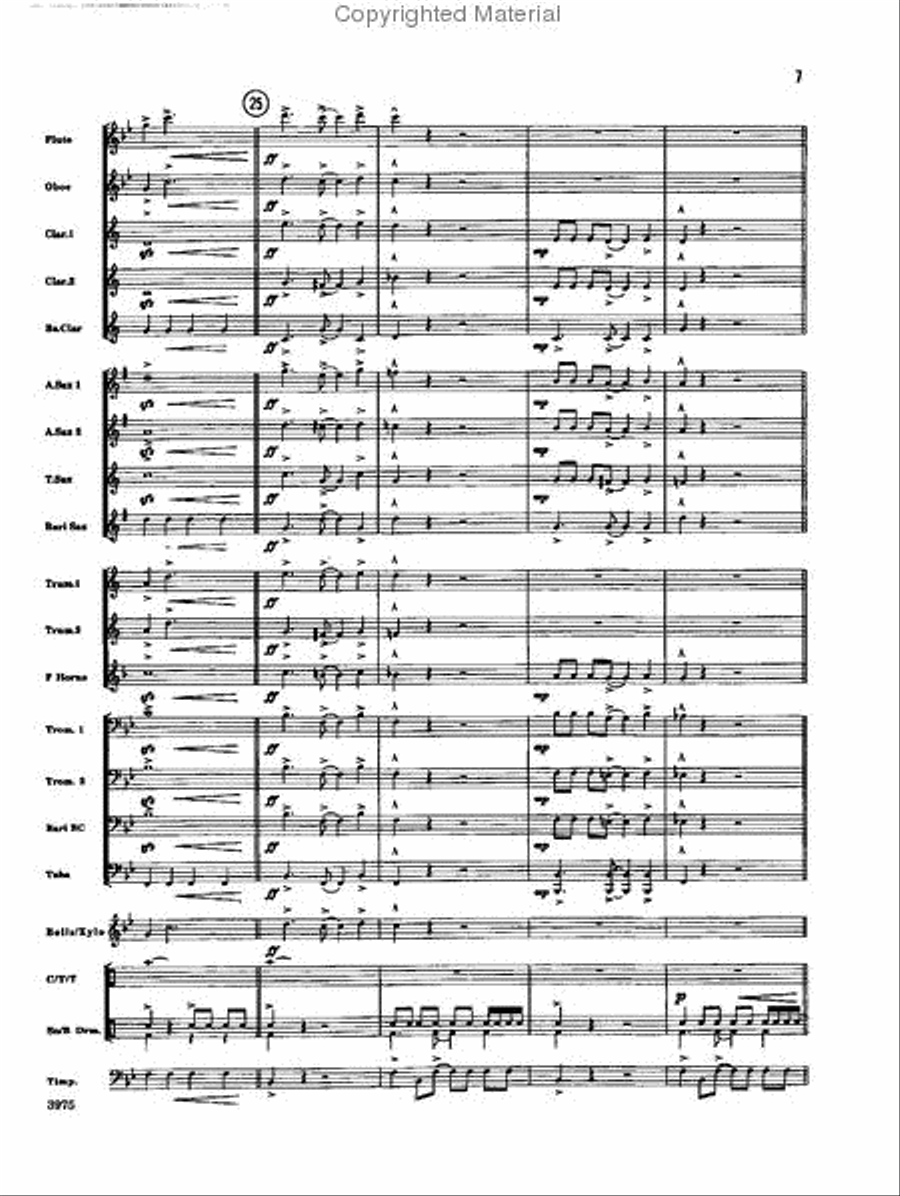 Academic Pageant Academic Pageant Concert Band scores gallery preview page 7