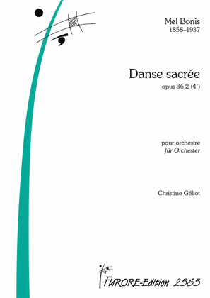 Book cover for Danse sacree for orchestra op. 36.2
