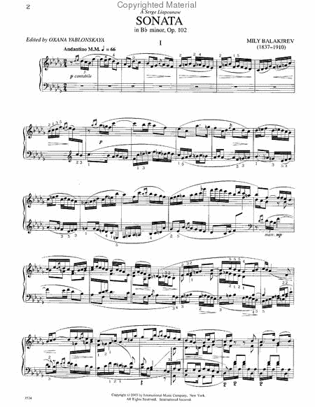 Sonata In Bb Minor, Opus 102