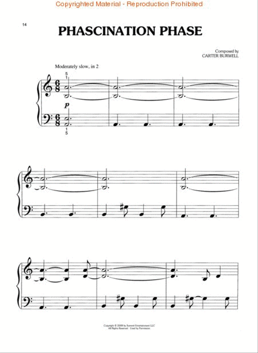 Twilight – The Score Easy Piano scores gallery preview page 3