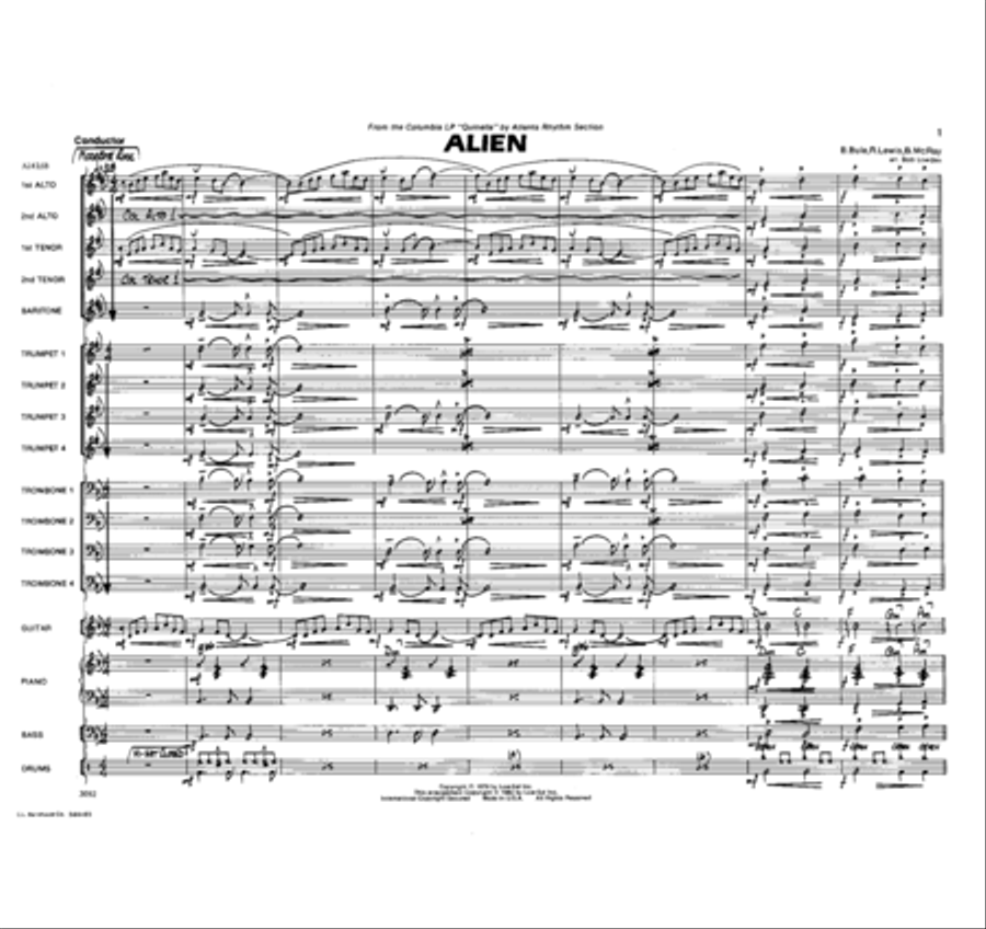 Alien Jazz Ensemble scores gallery preview page 2