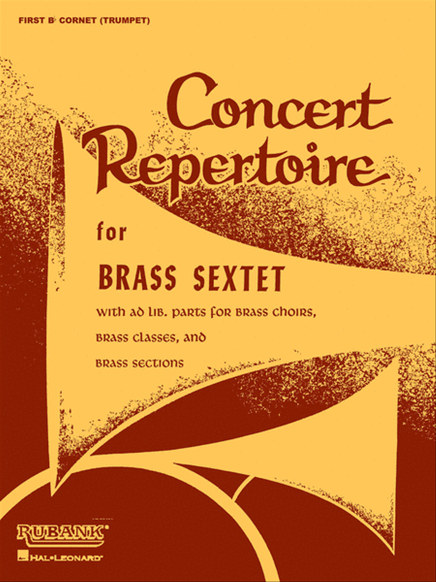 Concert Repertoire for Brass Sextet Brass Ensemble scores gallery preview page 1