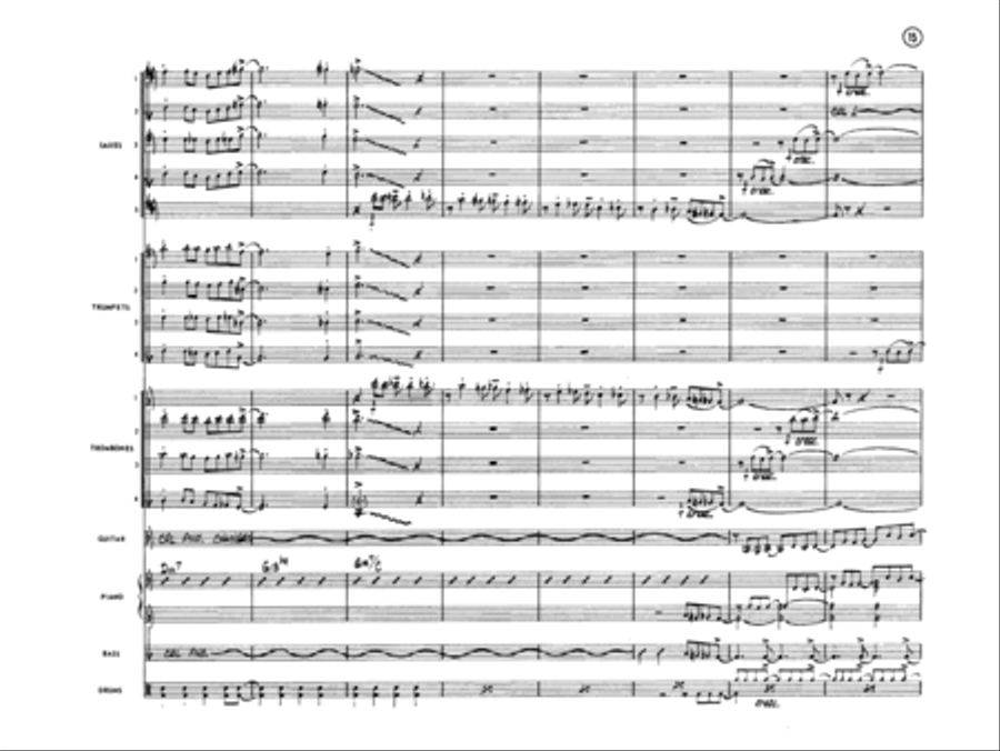 Superbone Meets The Badman Jazz Ensemble scores gallery preview page 16