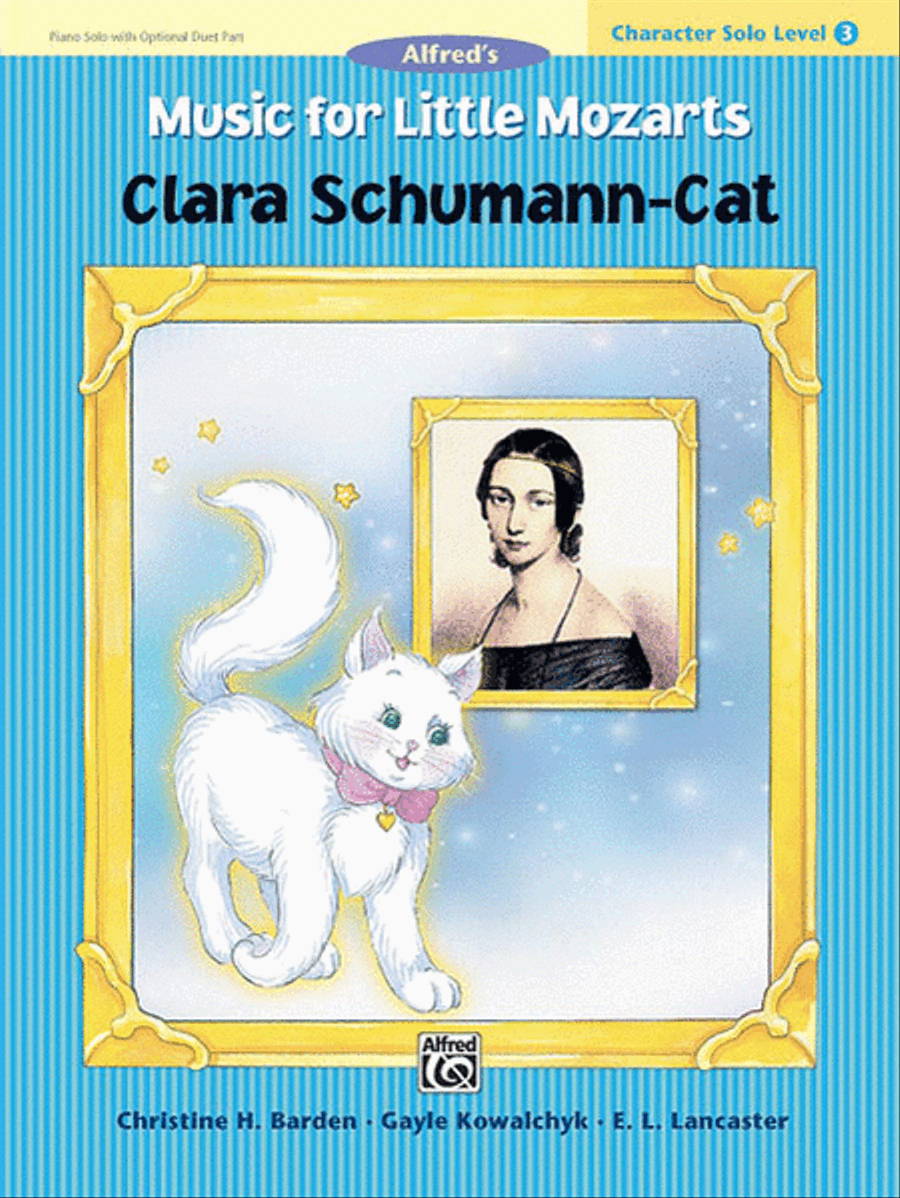 Music for Little Mozarts: Character Solo -- Clara Schumann-Cat, Level 3 Piano Method scores gallery preview page 1