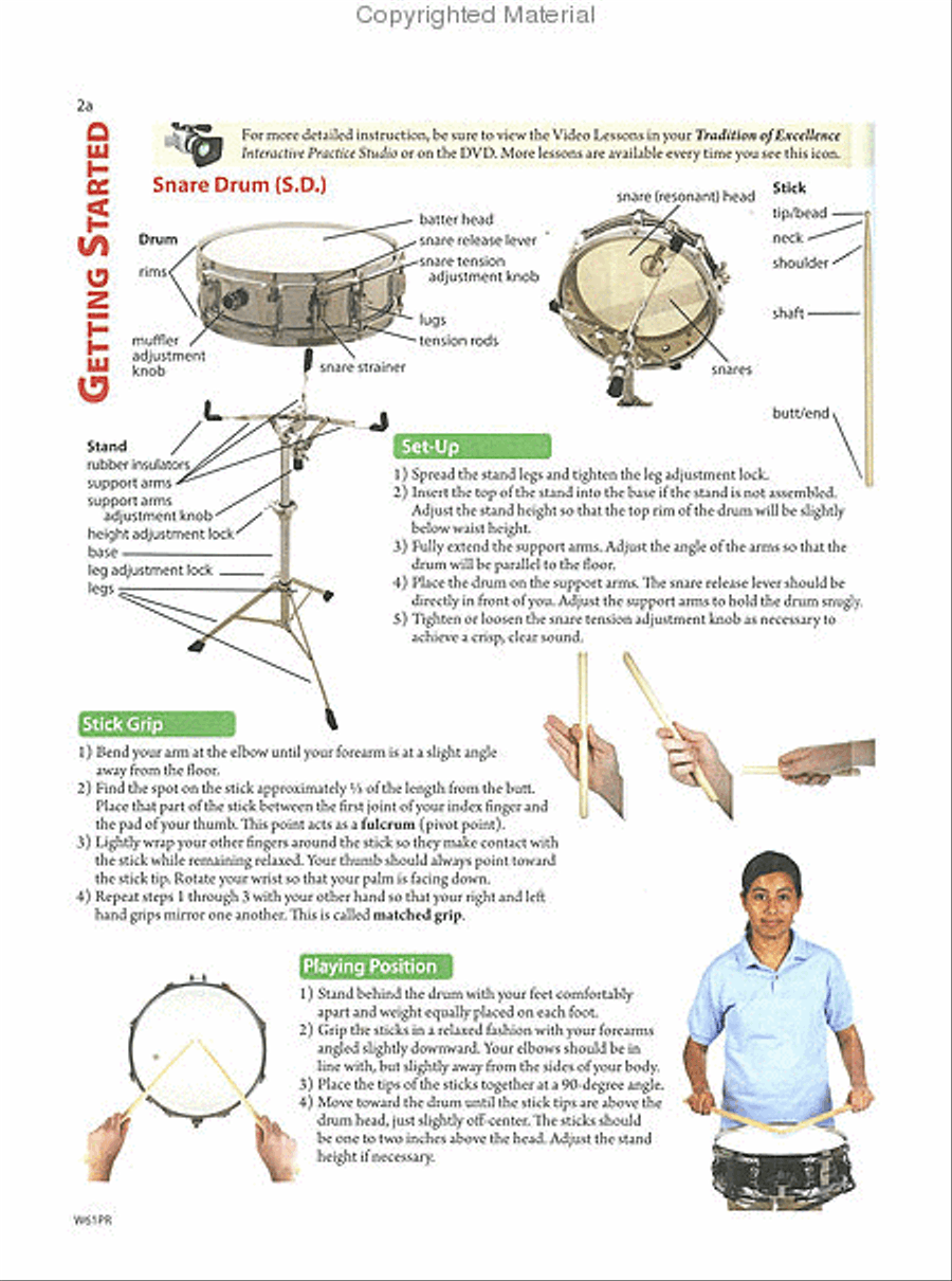 Tradition of Excellence Book 1 - Percussion